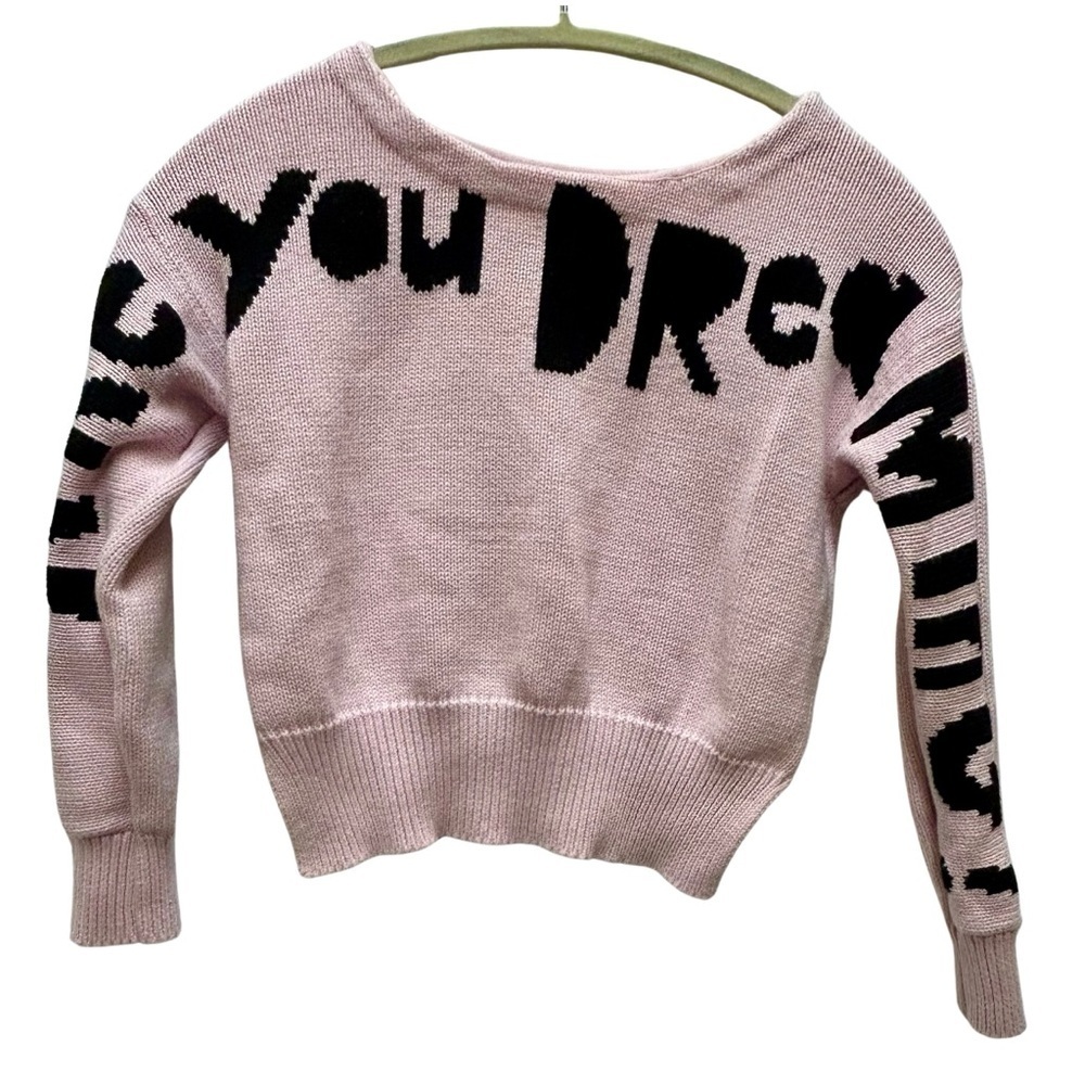 Sonia by Sonia Rykiel “Dream What You Want” Graphic Sweater - Size S